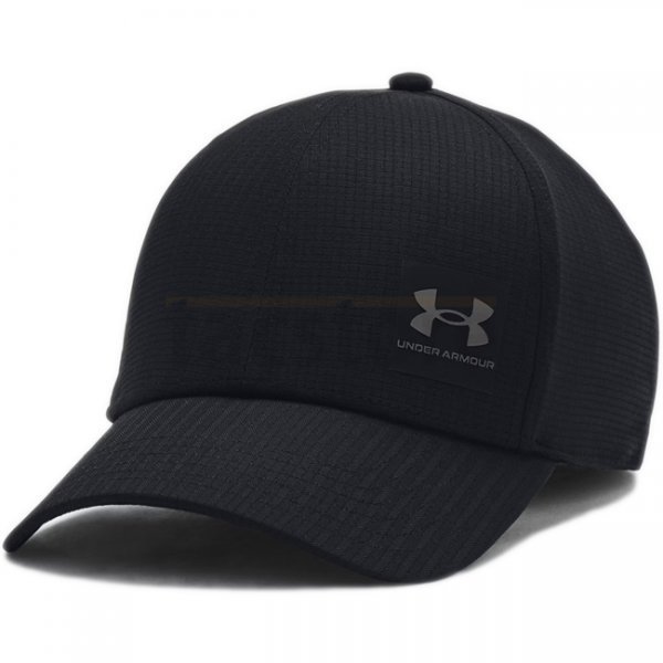 Under Armour Mens ArmourVent Stretch Fit Cap - Black / Grey - XL/2XL