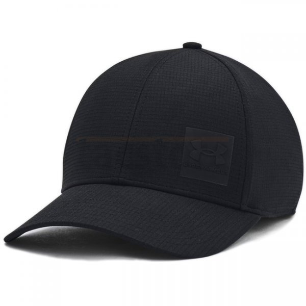 Under Armour Mens ArmourVent Stretch Fit Cap - Black - S/M