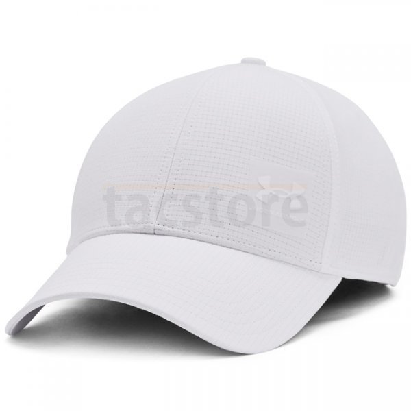 Under Armour Mens ArmourVent Stretch Fit Cap - White - L/XL