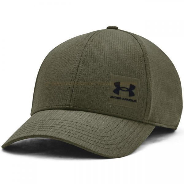 Under Armour Mens ArmourVent Stretch Fit Cap - Marine OD Green - S/M
