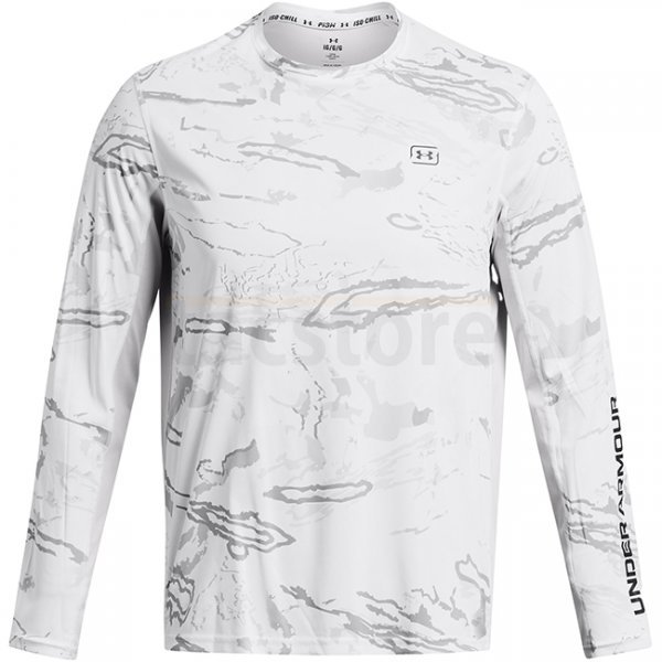 Under Armour Mens Fish Pro Camo T-Shirt - Halo Grey - S