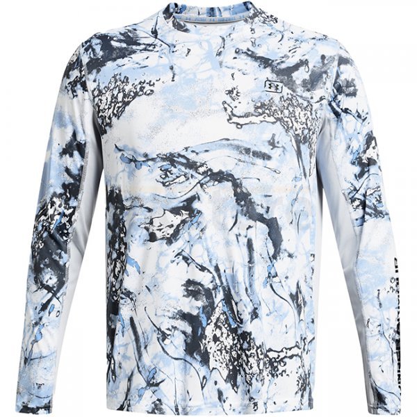 Under Armour Mens Fish Pro Camo T-Shirt - Carolina Blue - M