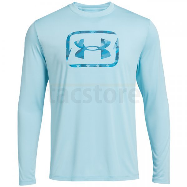 Under Armour Mens Fish Pro Freedom Long Sleeve - Stream / Ether Blue - S