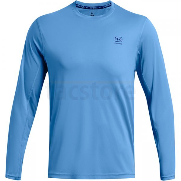 Under Armour Mens Fish Pro Freedom Back Shirt - Carolina Blue - L
