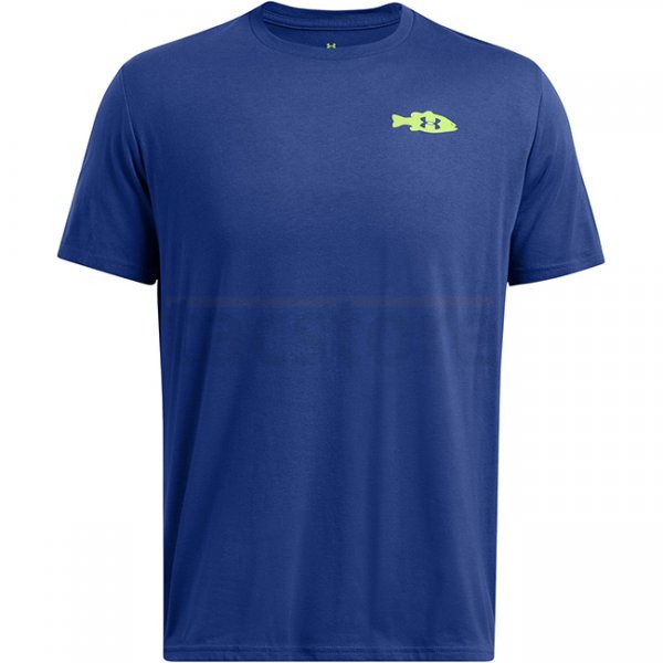 Under Armour Mens Bass Short Sleeve - Blue - 2XL