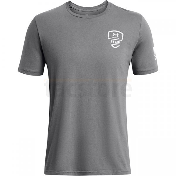 Under Armour Mens Freedom By Air T-Shirt - Heather Grey - L