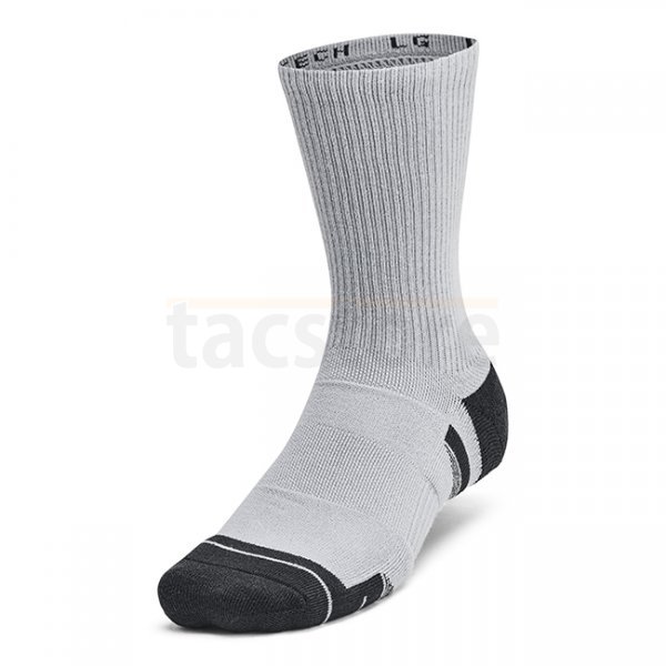 Under Armour Performance Tech 6-Pack Crew Socks - Mod Grey / Mod Grey - L