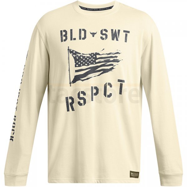 Under Armour Mens Project Rock Veterans Day Long Sleeve - Silt / Anthracite - XL