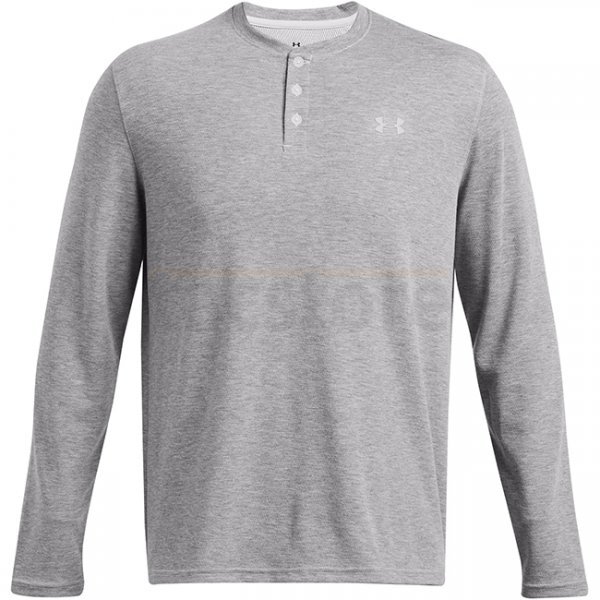 Under Armour Mens Expanse Henley - Halo Grey / Mod Grey - 2XL