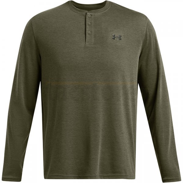 Under Armour Mens Expanse Henley - Marine OD Green / Baroque Green - 2XL