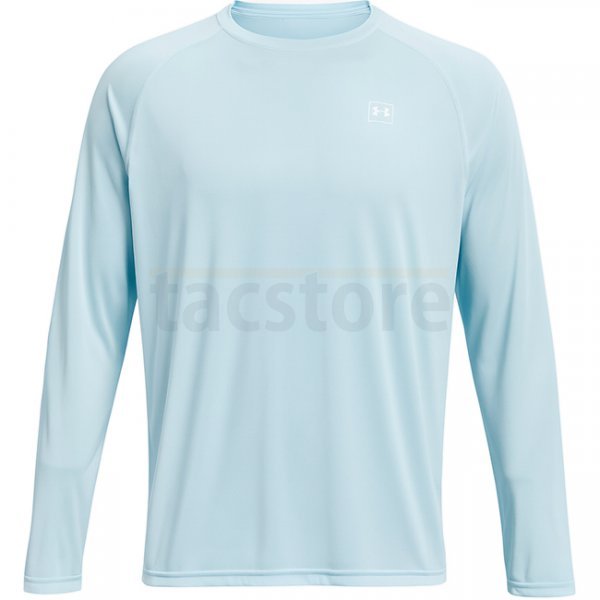 Under Armour Mens Fish Elite Long Sleeve - Stream / Ether Blue - L