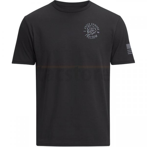 Under Armour Freedom Skull T-Shirt - Black / Steel - L
