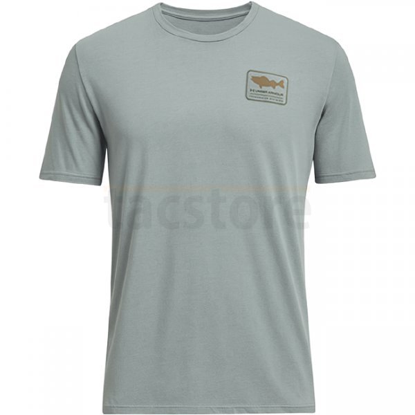 Under Armour Mens Walleye Short Sleeve - Silica Green / Coyote - L