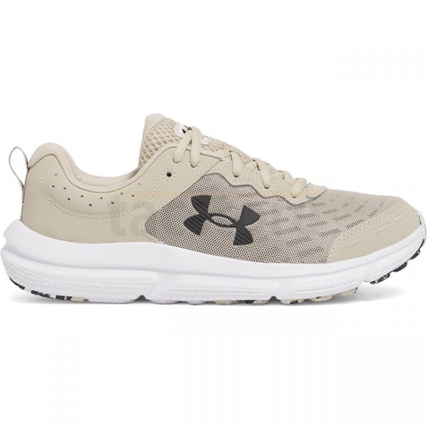 Under Armour Mens Charged Assert 10 Running Shoes - Khaki Base / Khaki Base / Black - 10.5