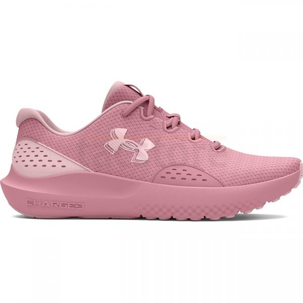 Under Armour Womens Charged Surge 4 Running Shoes - Pink - 6