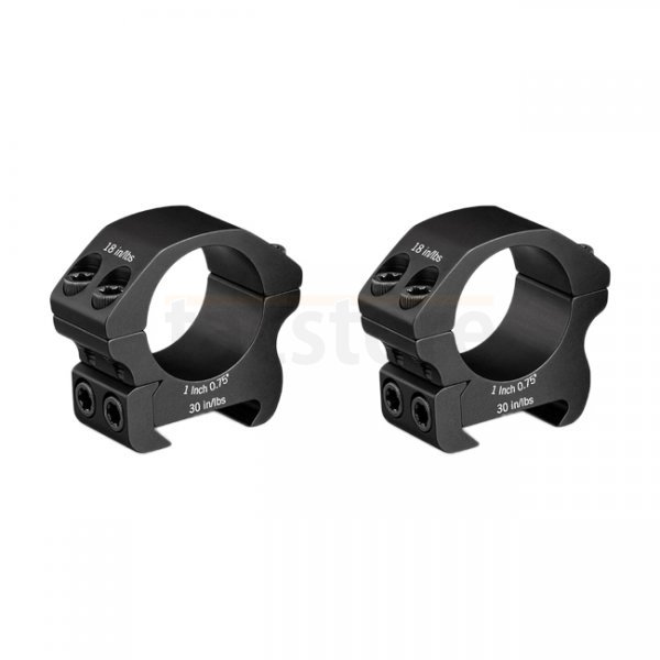 Vortex Optics Pro 1 Inch Riflescope Rings - Medium