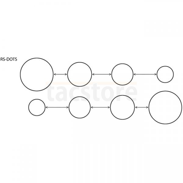Range Solutions RS-Dots Shooting Targets 50pcs