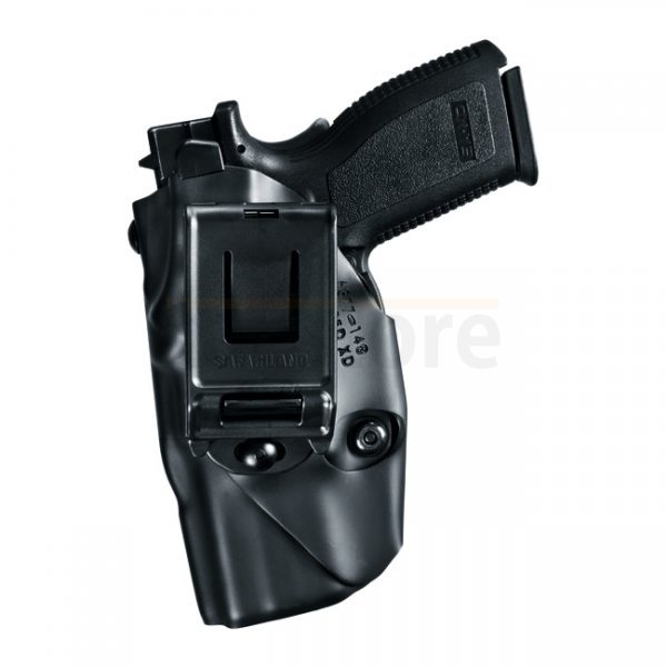 Safariland 6379 ALS Concealment STX Plain Clip-On Belt Holster Glock 17/22 & TacLight - Black - Right