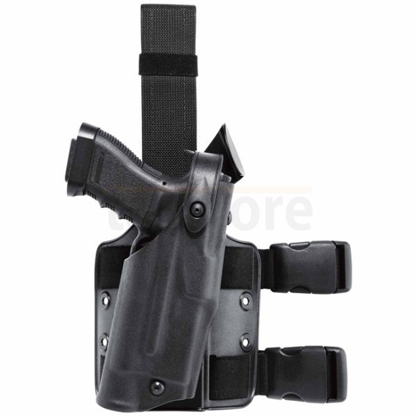Safariland 6304 ALS/SLS Tactical Holster Glock 19/19X/23 & TacLight - Black - Right