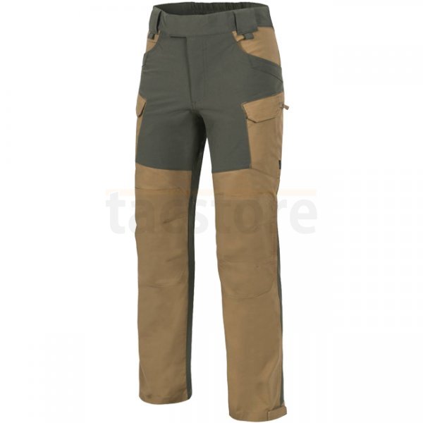 Helikon-Tex Hybrid Outback Pants Duracanvas - Coyote / Taiga Green - L - Short