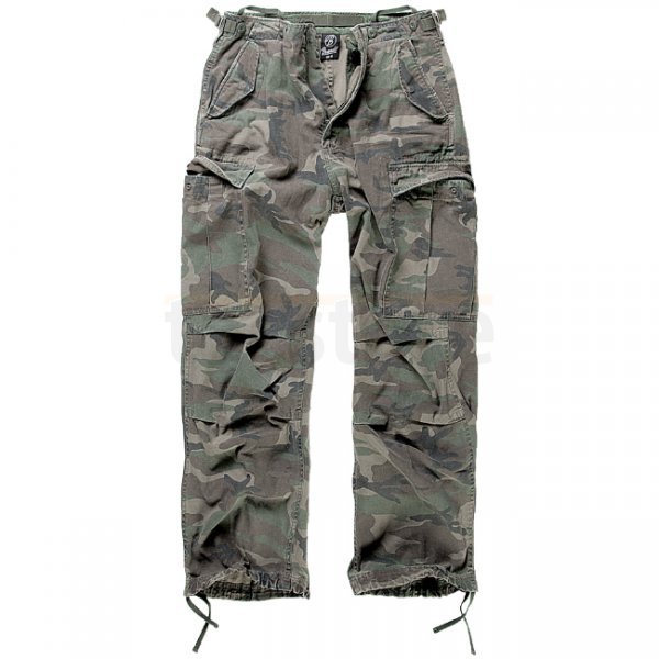 Brandit M65 Vintage Trousers - Woodland - L