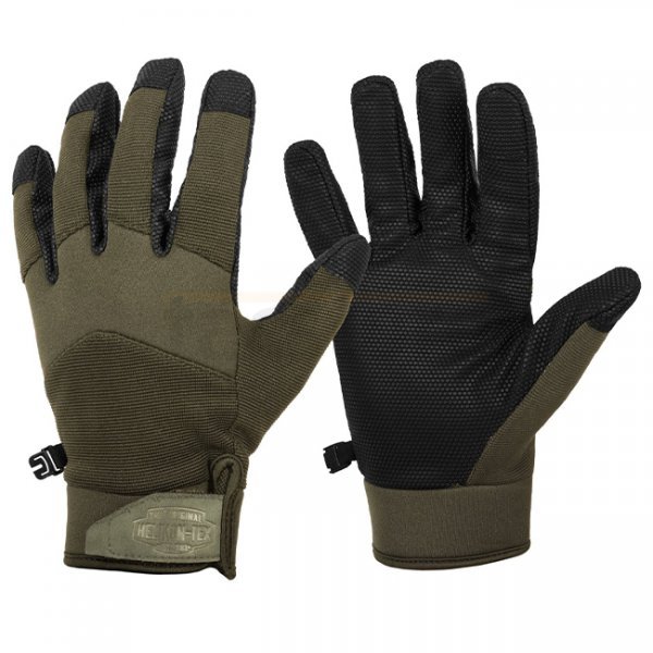 Helikon-Tex Impact Duty Winter Mk2 Gloves - Olive Green / Black B - L