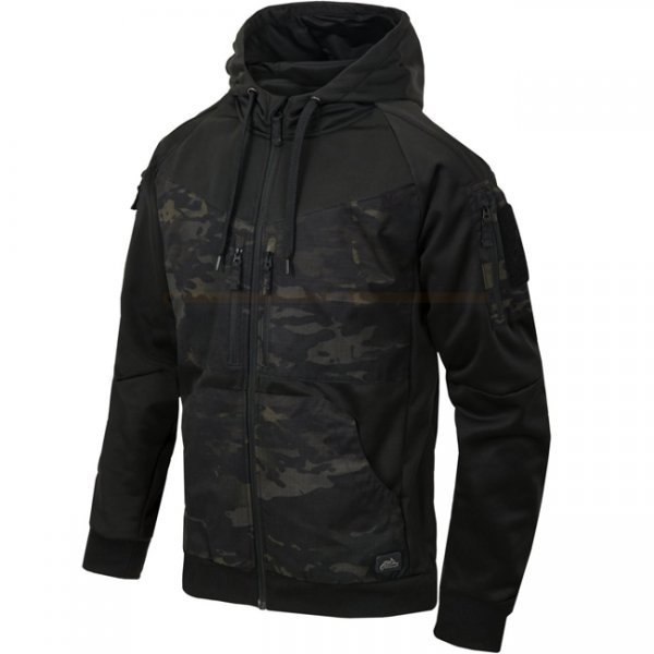 Helikon-Tex Rogue Tactical Hoodie FullZip - Black / Multicam Black - S