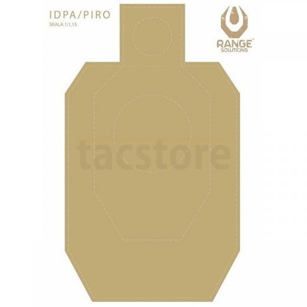 Range Solutions IDPA / PIRO Shooting Target 50 Pcs