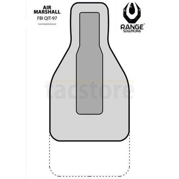 Range Solutions Test Air Marshall Shooting Target 50 Pcs