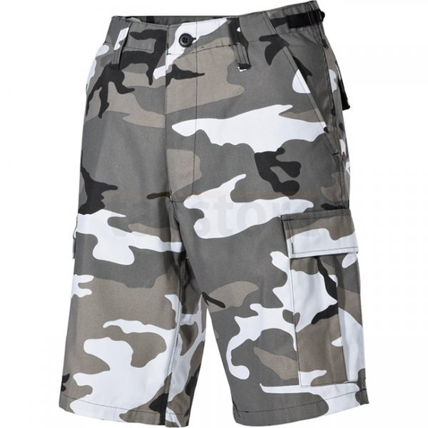 MFH BW Bermuda Shorts Side Pockets - Urban Camo - 2XL
