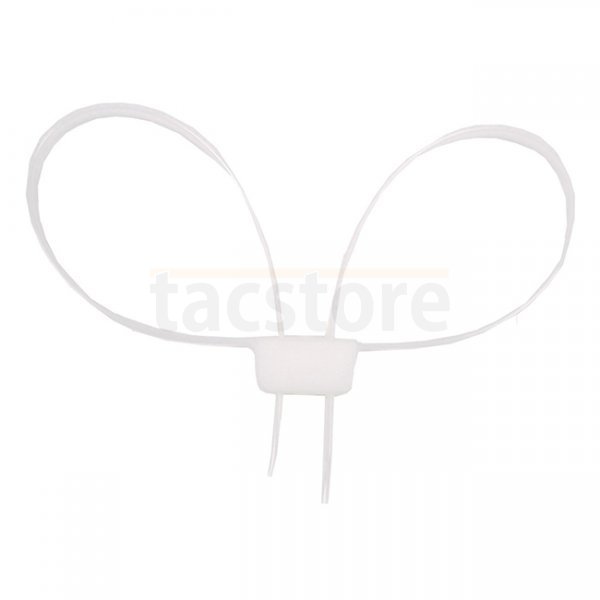 MFH Plastic Handcuffs 70 cm 10 pcs - White