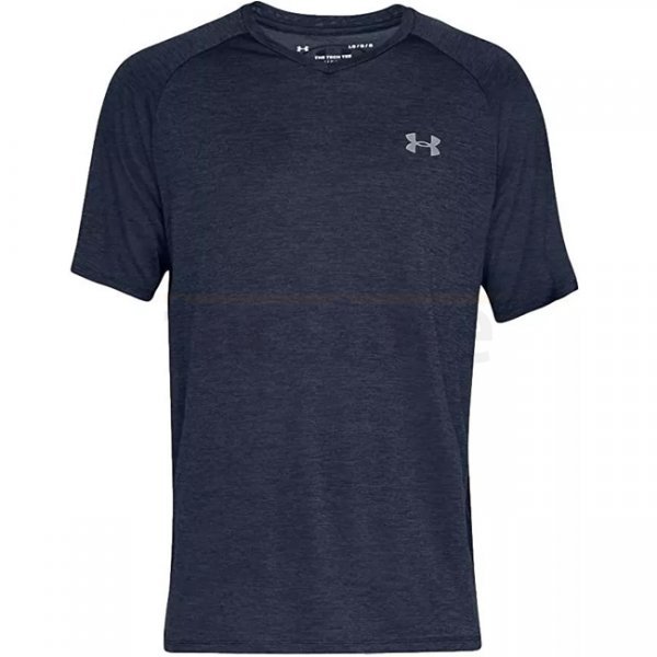 Under Armour Tech V-Neck Short Sleeve - Blue - 2XL - Regular