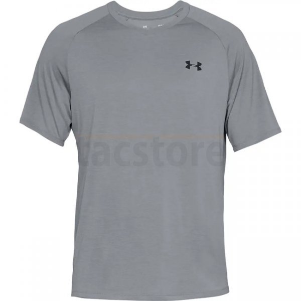 Under Armour Tech V-Neck Short Sleeve - Grey - L - Regular