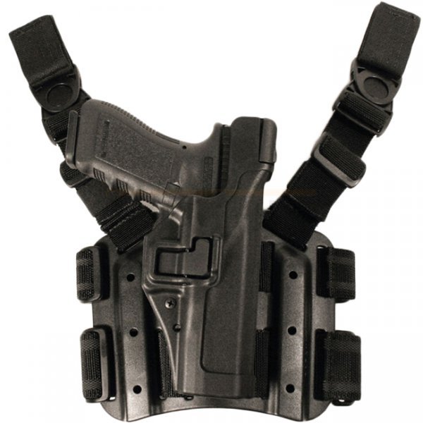 BLACKHAWK Level 3 Tactical SERPA Holster Glock 17/19/22/23/31/32 RH - Black