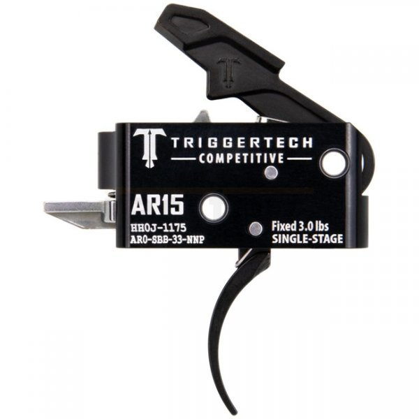 TriggerTech AR15 Single-Stage Competitive Trigger Pro Curved - Black