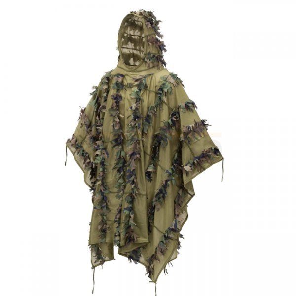 Helikon-Tex Leaf Ghillie Poncho - US Woodland
